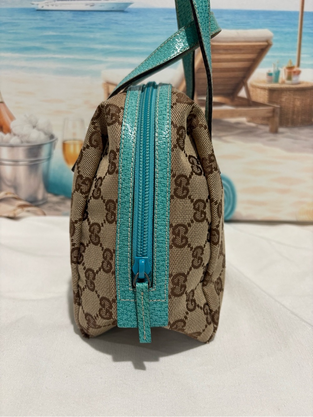 Authentic Gucci GG Canvas Mini Dome Handbag with Certificate - Picture 3 of 13